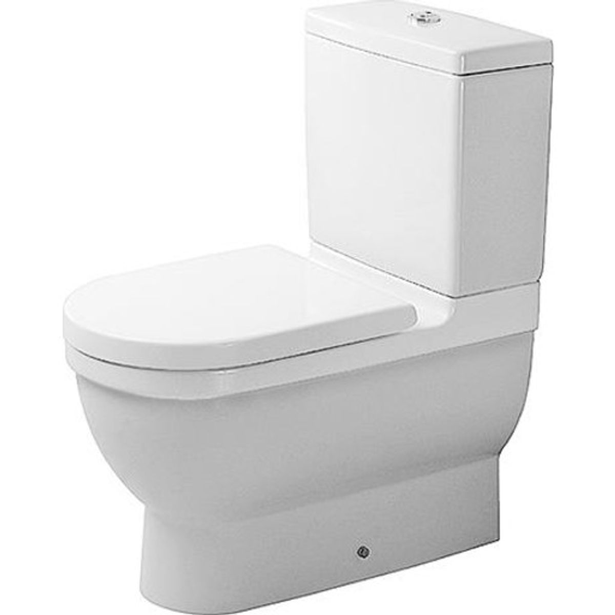 Duravit Starck 3 toilet, rengøringsvenlig, hvid