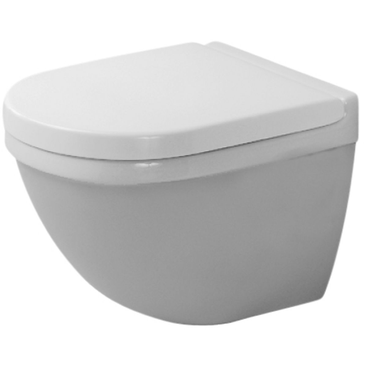 Duravit Starck 3 vægtoilet Compact 360x485mm med skjult montering