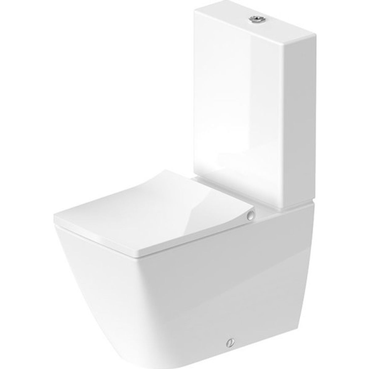 Duravit Viu toilet, kun toiletskål, uden skyllekant, hvid