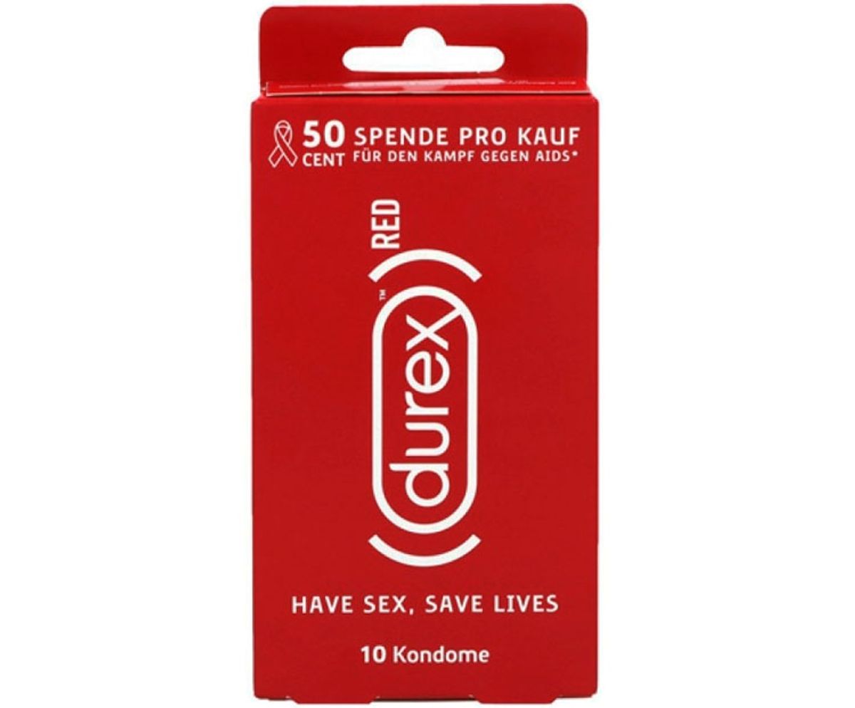 Durex Classic Red Kondomer - 10 stk