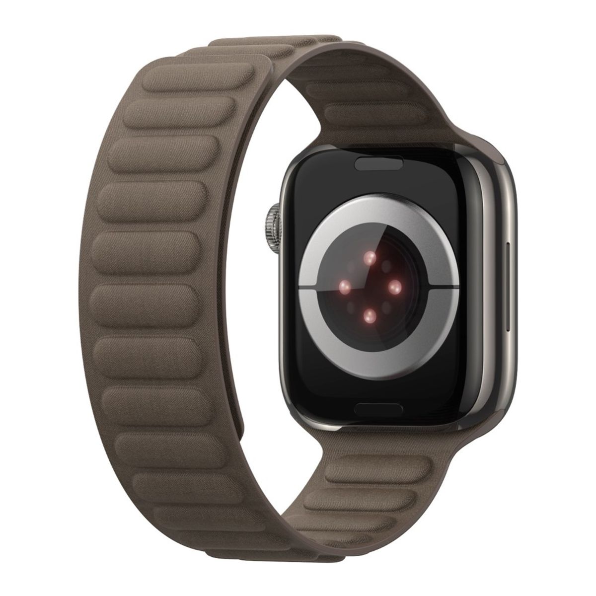 Dux Ducis BL Series - Apple Watch 9/8/7/6/5/4/3/2/1/SE - 41/40/38mm - Magnetisk twill urrem - Taupe