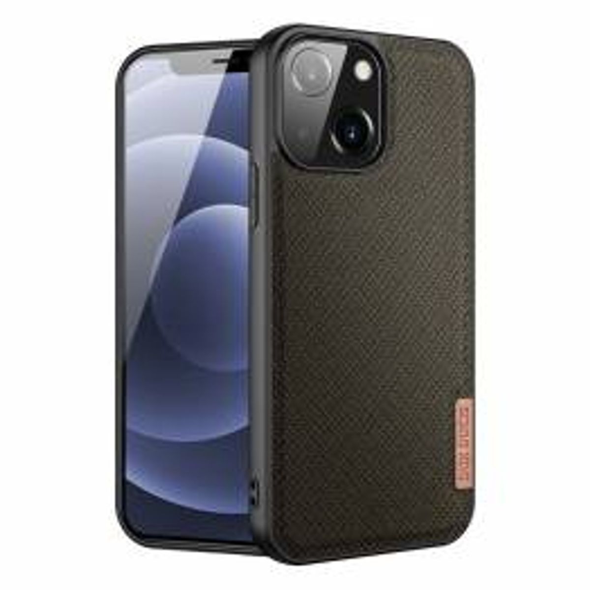 DUX DUCIS Fino iPhone 13 mini 5,4" cover med vævet overflade - grøn