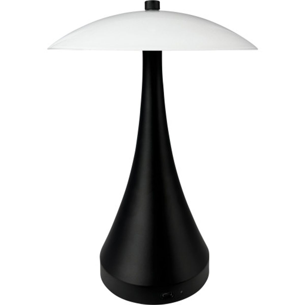 Dyberg Larsen Vienna genopladelig bordlampe, opal