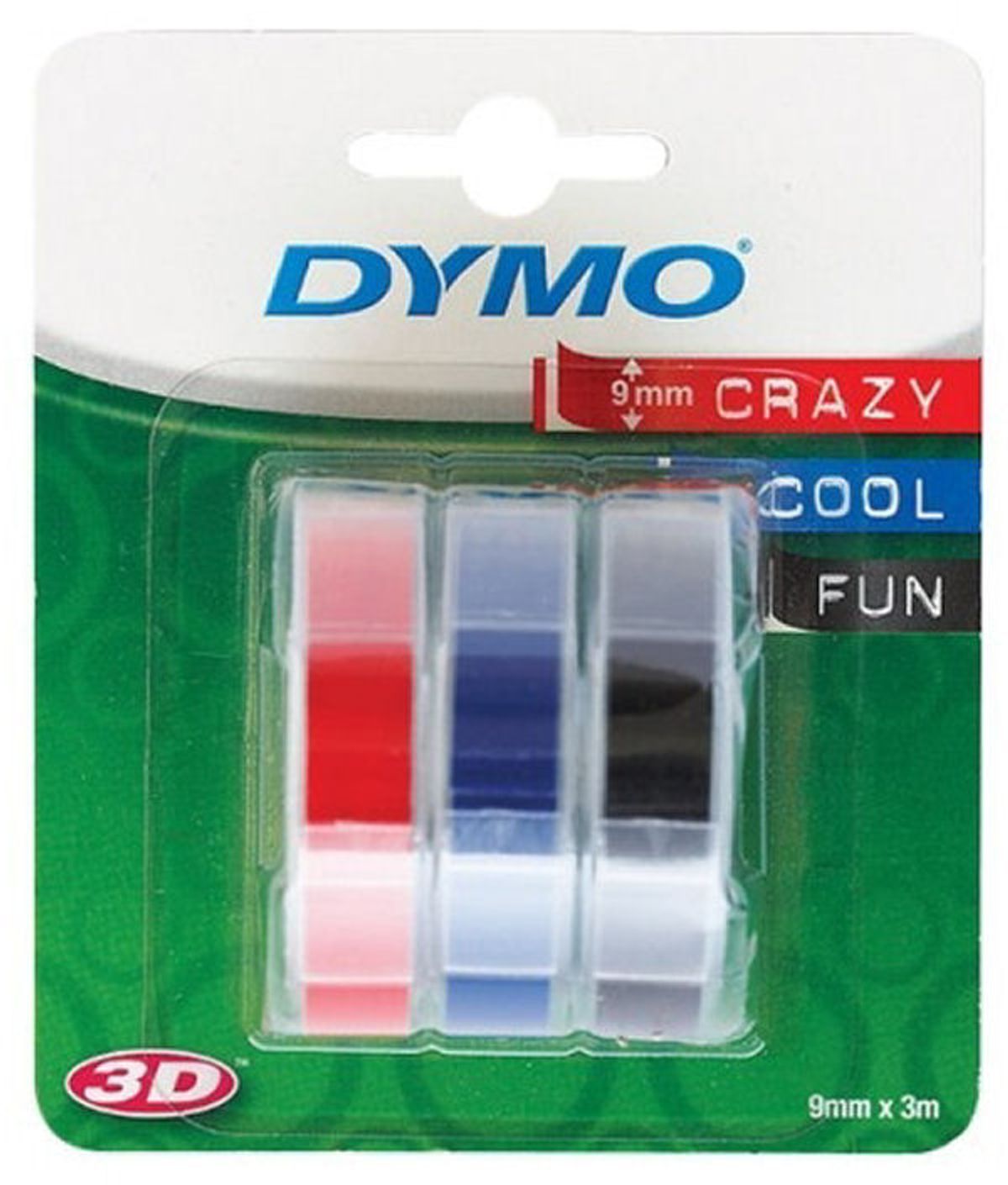 Dymo 3D prægetape crazy cool fun 9mm x 3m