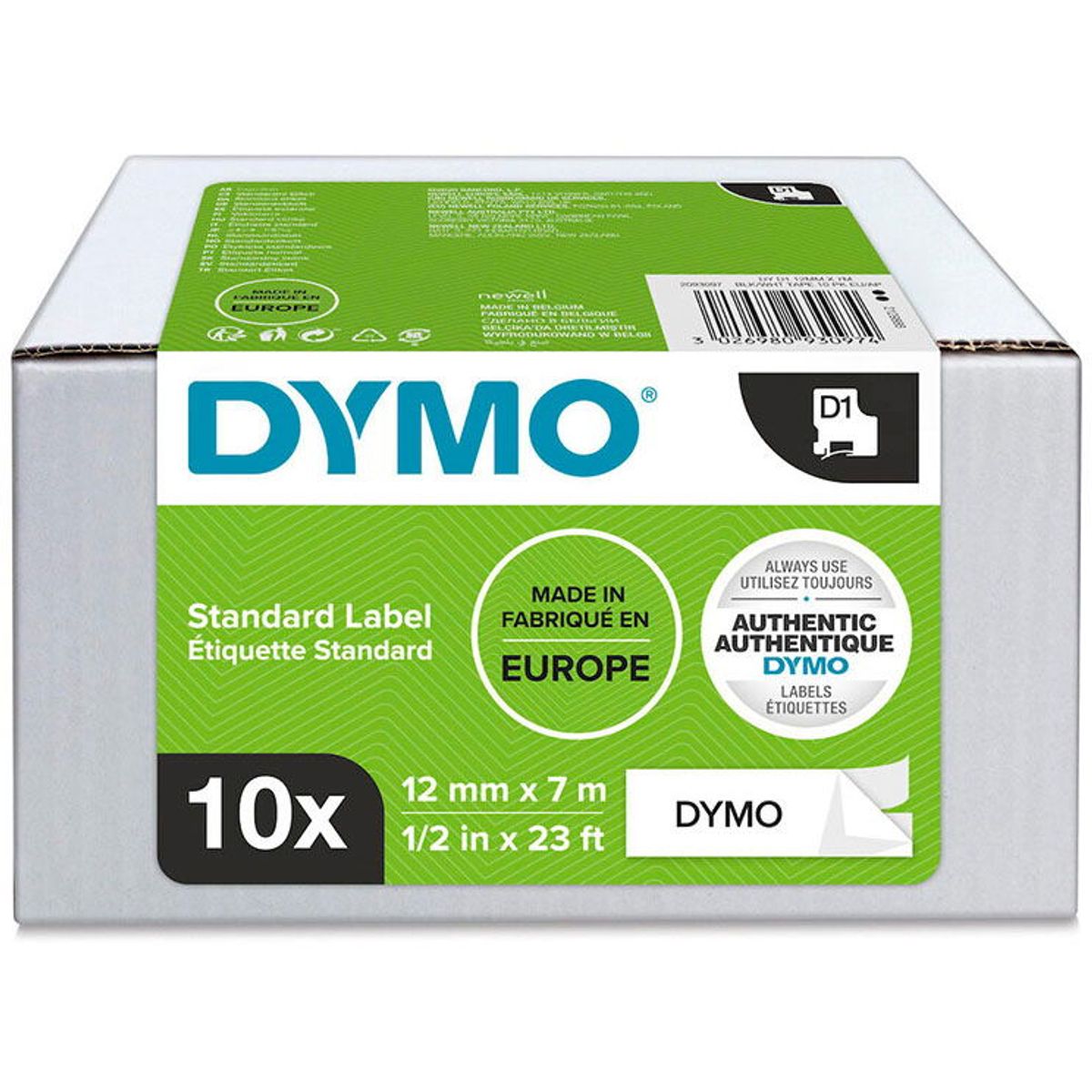 Dymo D1 standard tapekasette