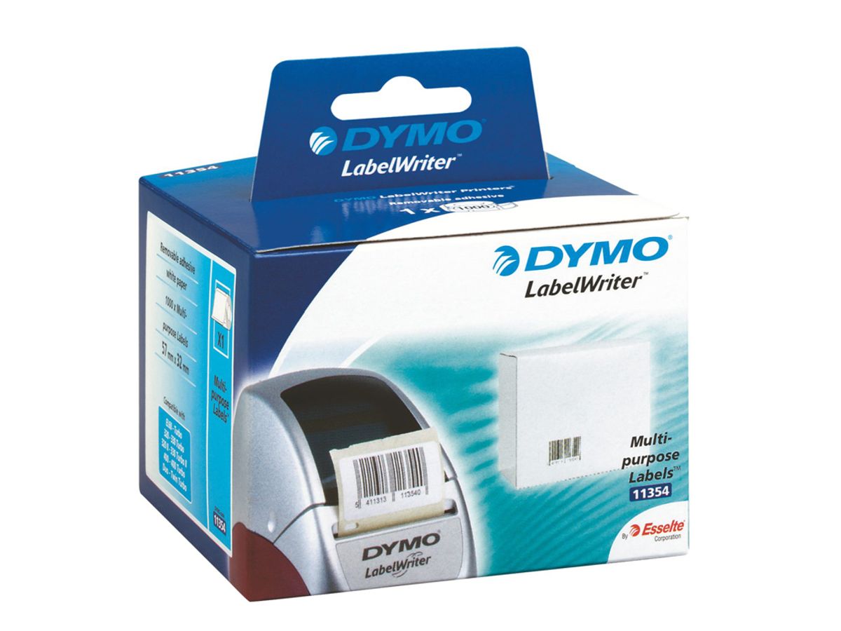 Dymo Etiketter 32x57mm 1000 stk. S0722540/11354