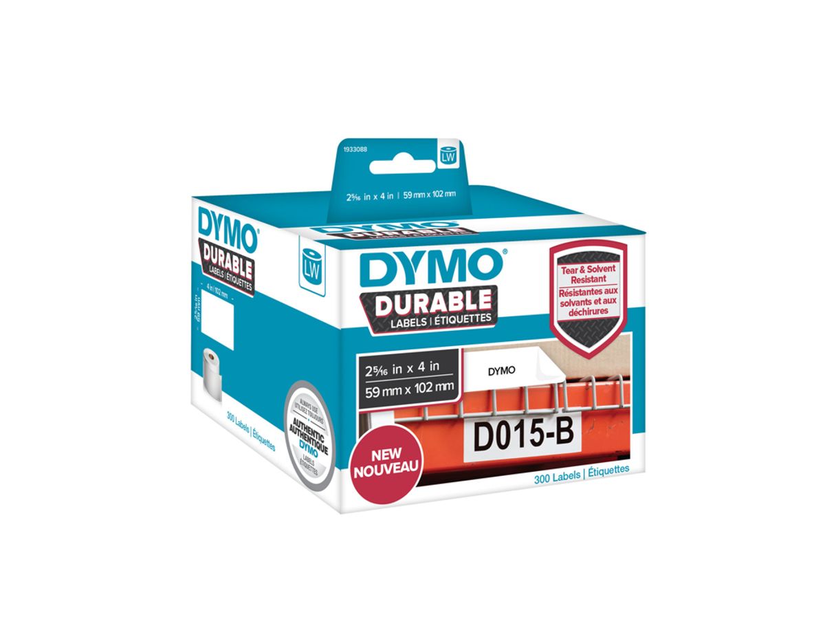 Dymo Etiketter 59x102mm Fragtlabel 300 stk