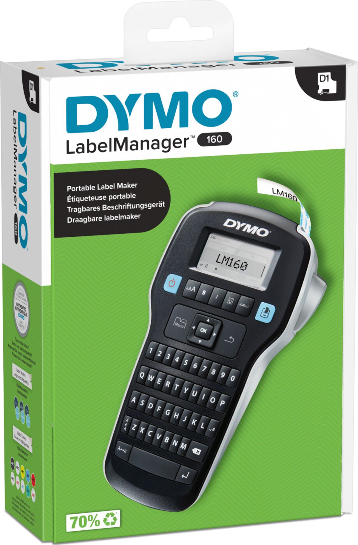 Dymo Label Manager - Nr. Lm160 - B 9+12 Mm - 1 Stk.