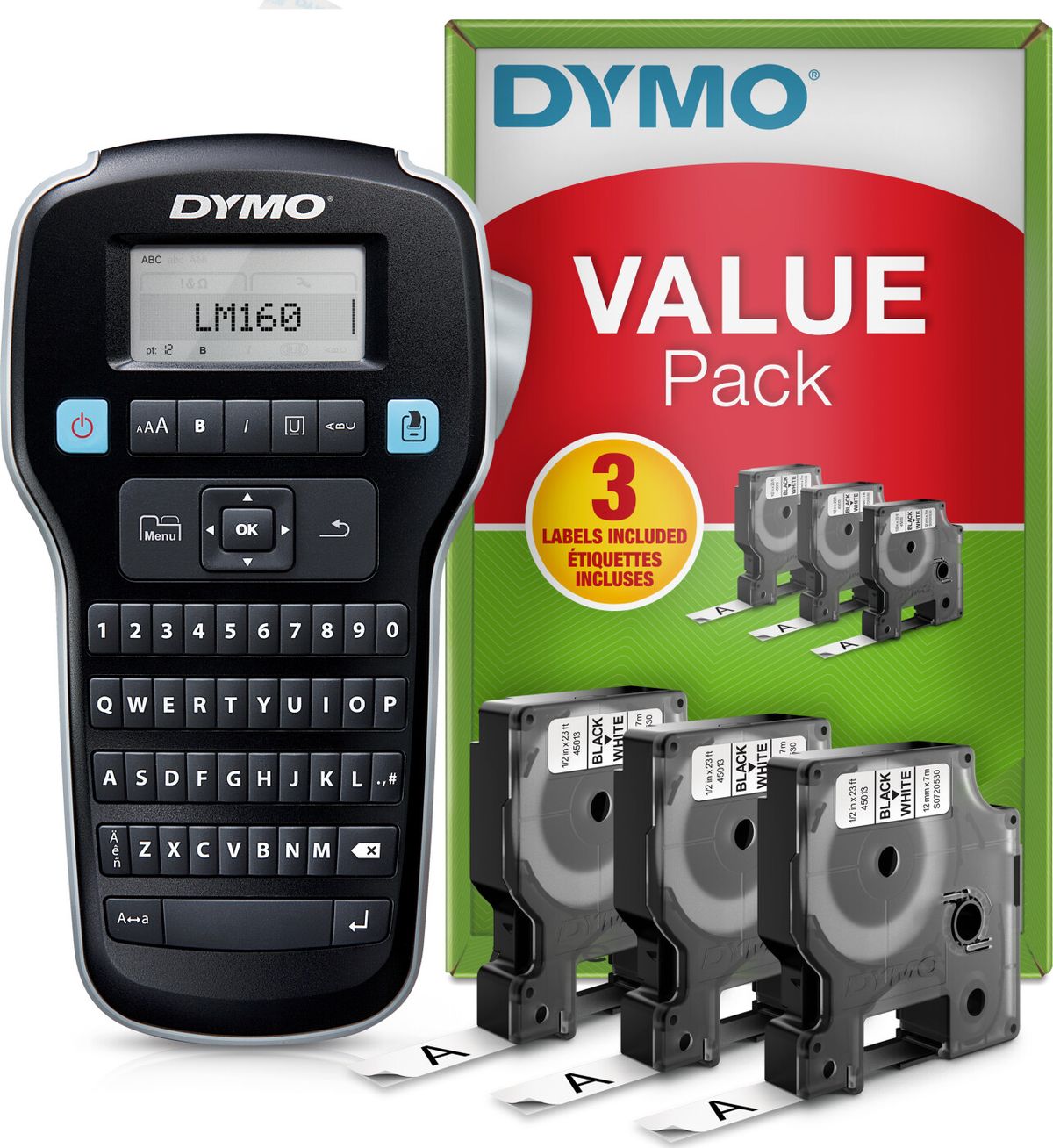 Dymo - Labelmanager 160 Etiketmaskine Startsæt