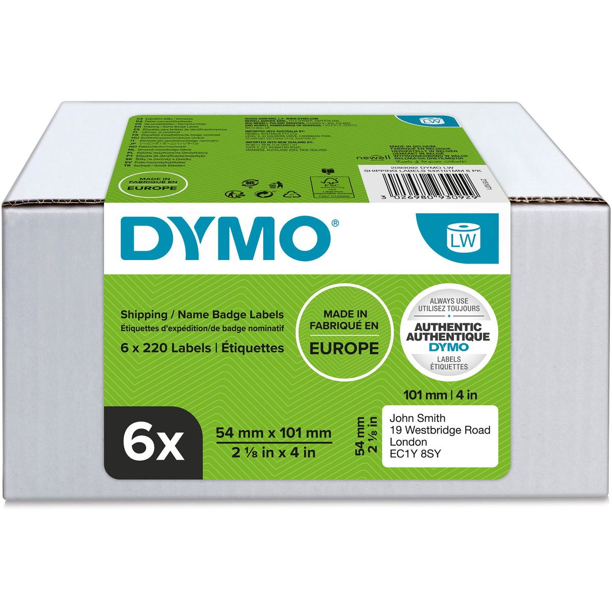 Dymo LabelWriter shipping etiketter