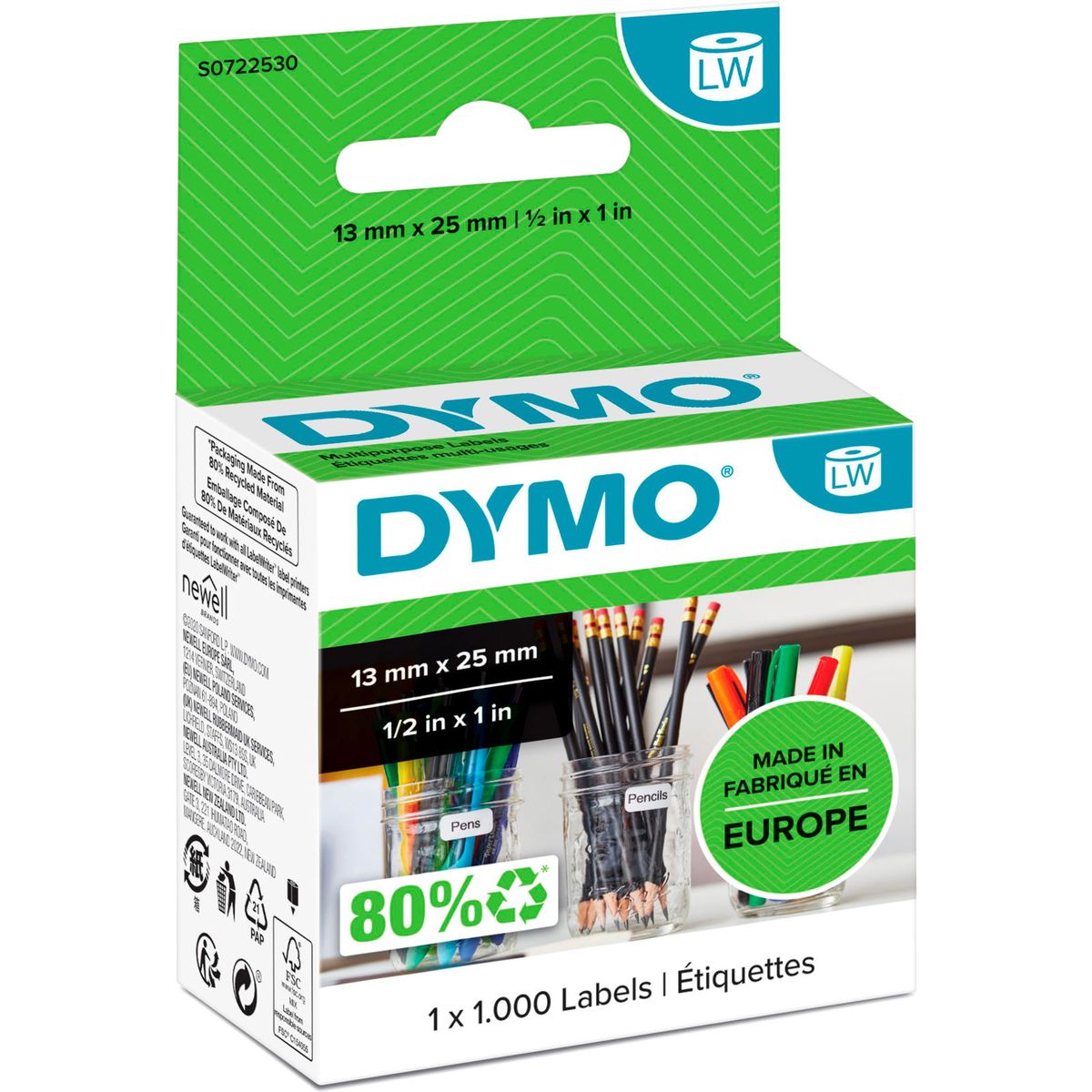 Dymo LabelWriter universal etiketter