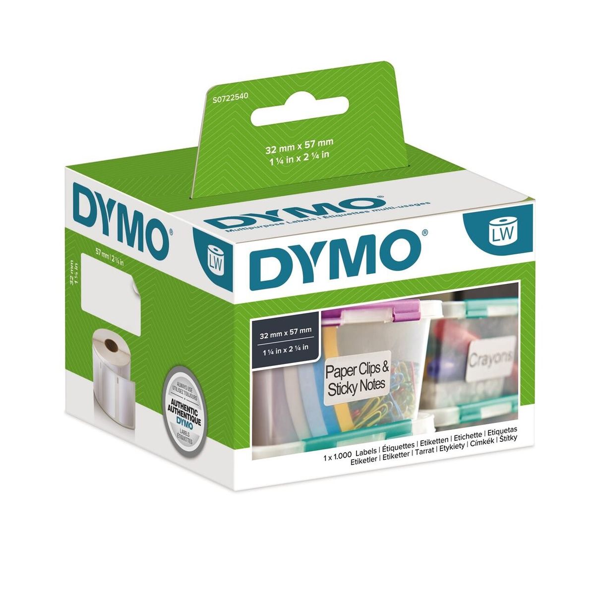 DYMO universal-etiket aft. 32x57mm 11354