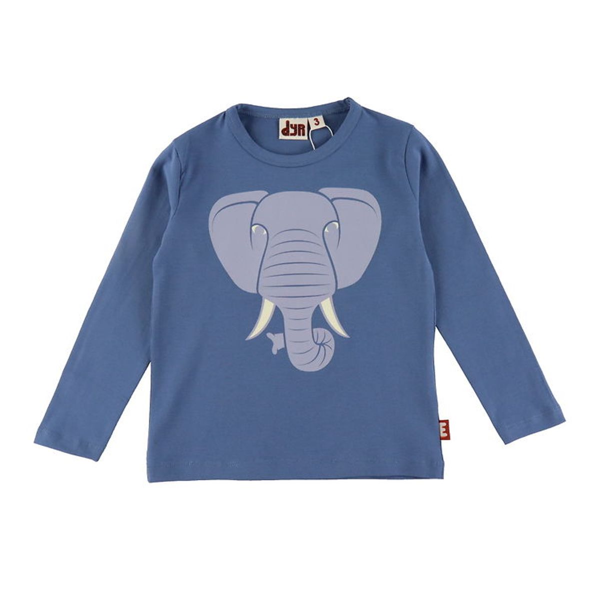 DYR-Cph Bluse - Dyrroar - Cold Blue Elefant