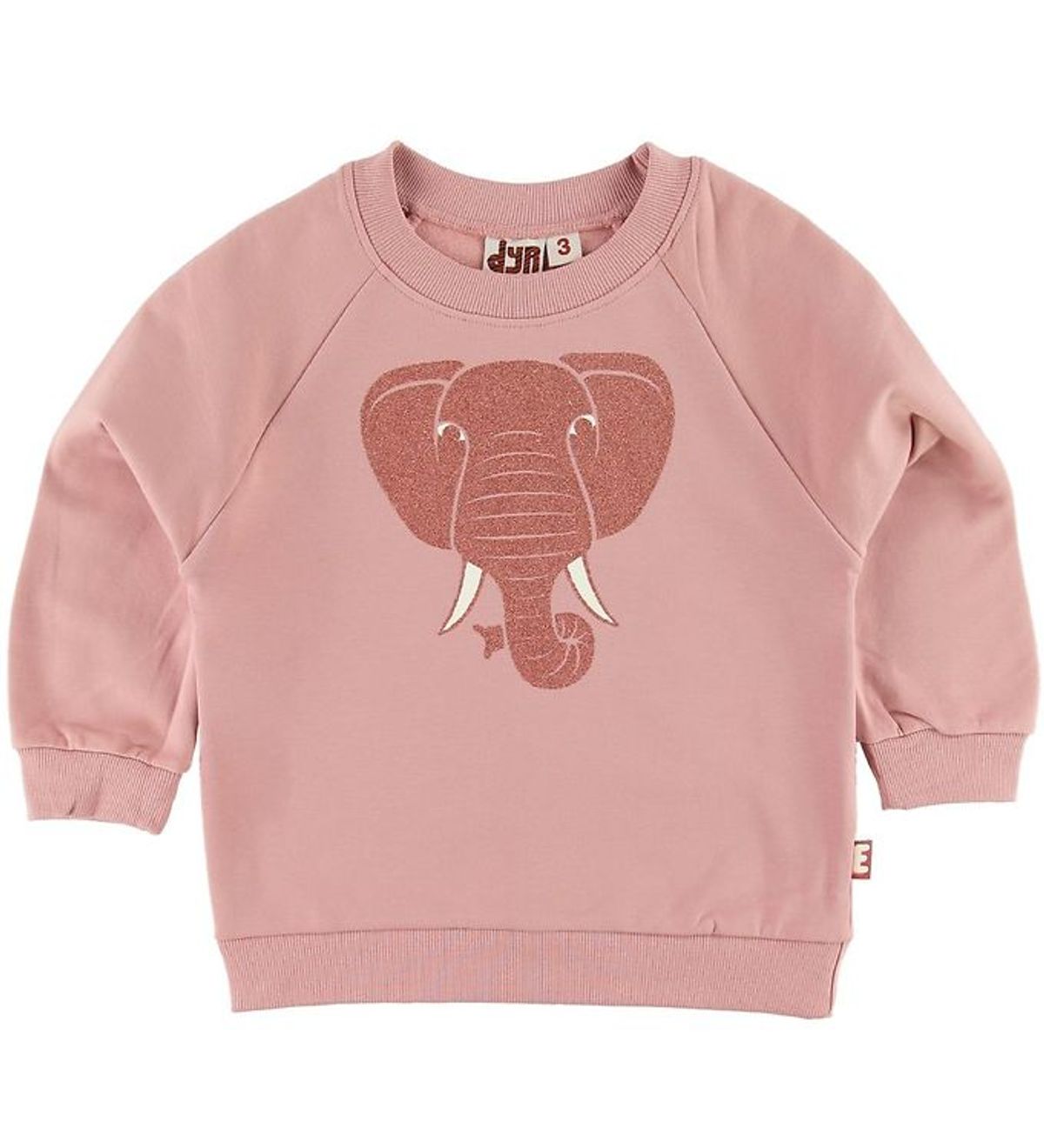 DYR-Cph Sweatshirt - DYRBellow - Rose Glow m. Elefant/Glimmer