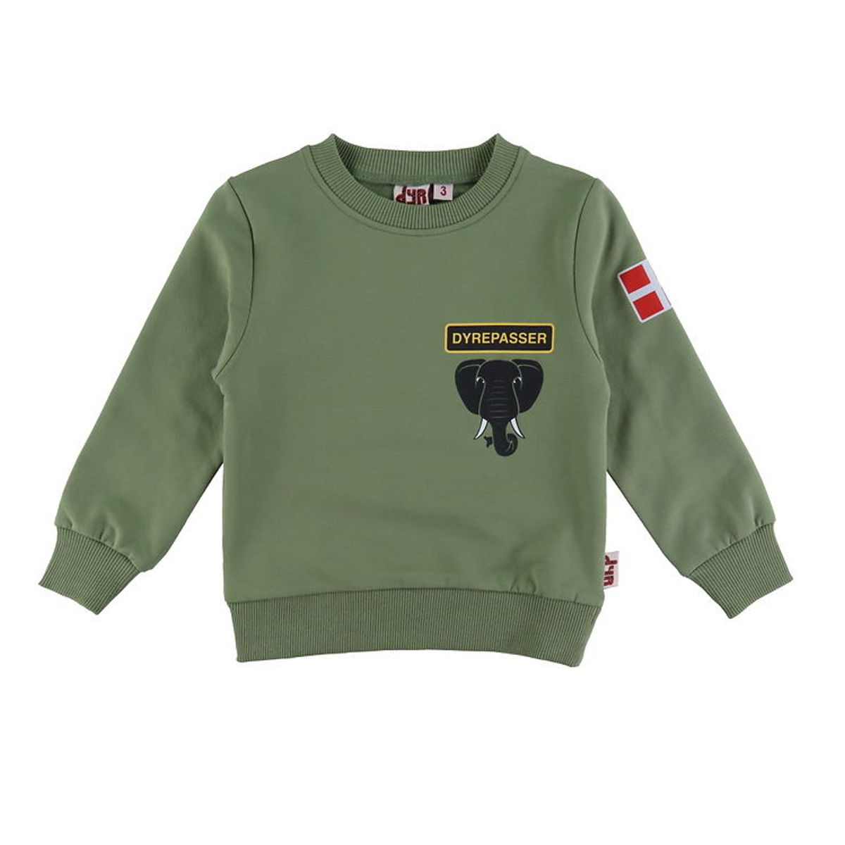 DYR-Cph Sweatshirt - Dyrepasser - Sage Elefant