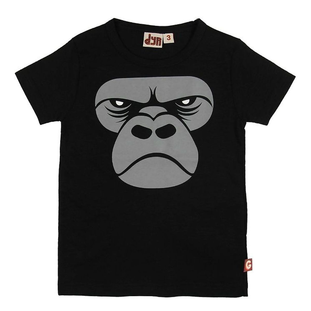 DYR T-Shirt - DYRPrimate - Black Zoomgorilla