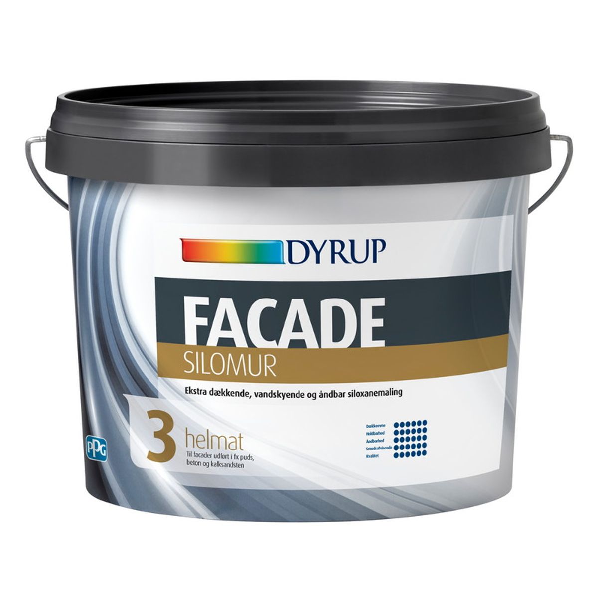 DYRUP FACADE Silomur Glans 03 Helmat - 4,5 liter - Base 30