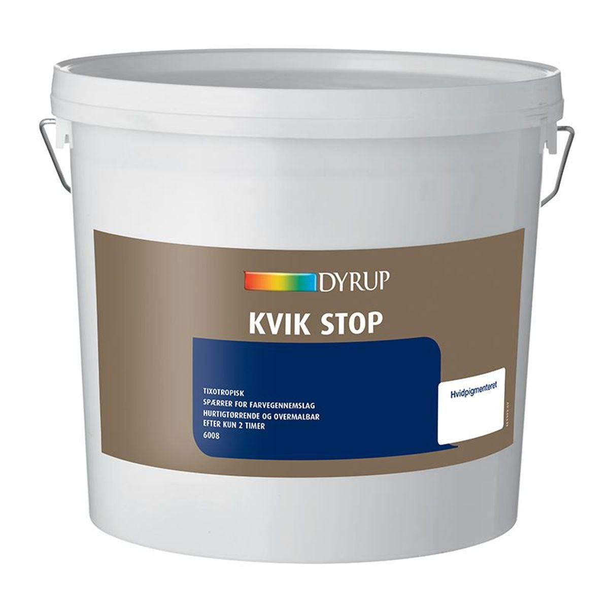 DYRUP Kvik Stop Hvidpigmenteret - 2,5 liter