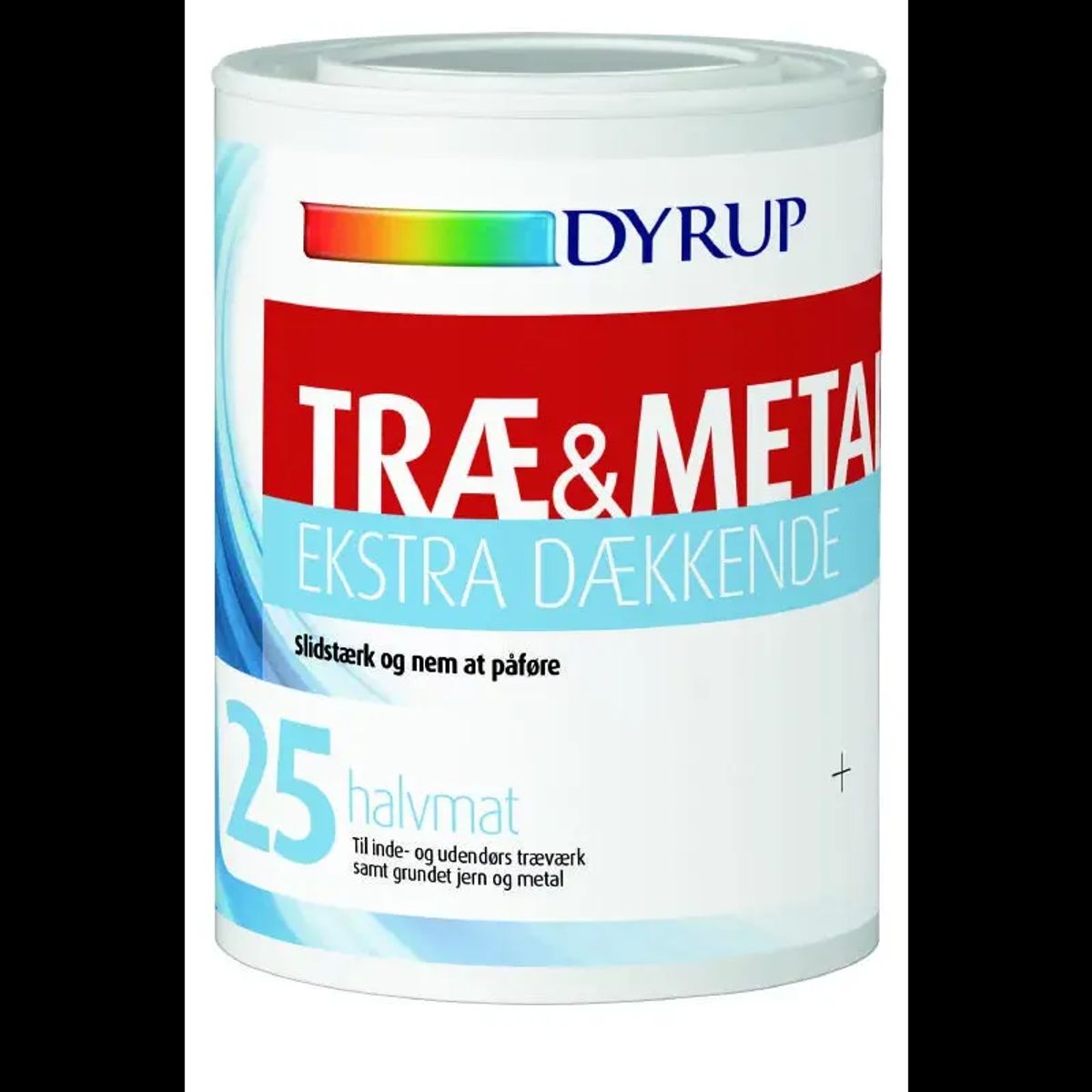 Dyrup Træ & Metal 25 Ekstra Dækkende Hvid - 0,75lt