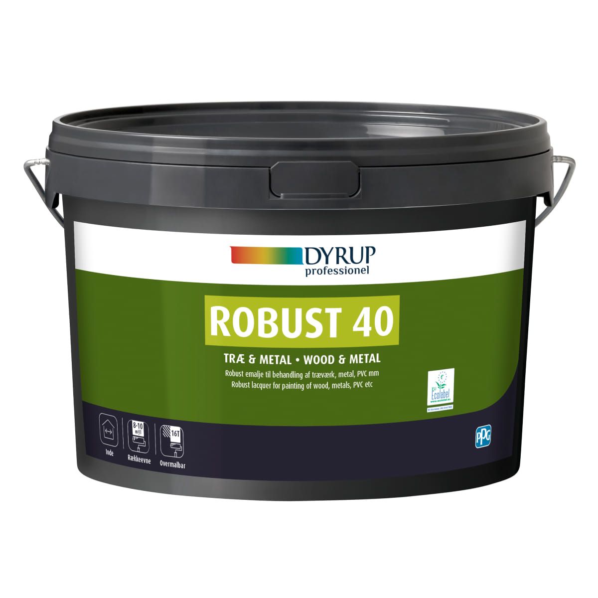 DYRUP Træ og metalmaling Robust Acryl 40 2.5 liter - 2,5 liter