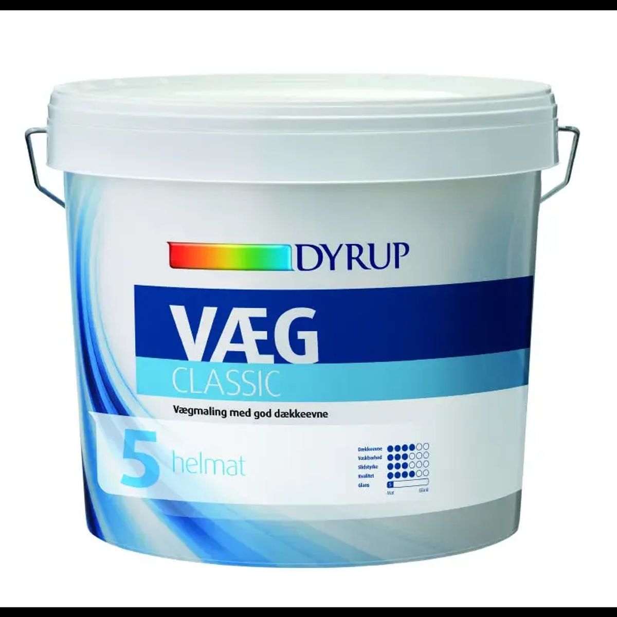 Dyrup Væg 05 - Classic Hvid - 4,50lt