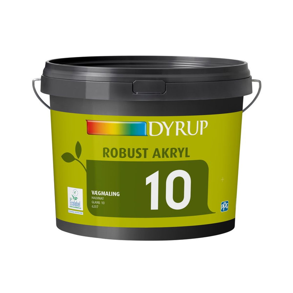 DYRUP Vægmaling Robust Akryl Glans 10 - 4,5 liter - Base 10