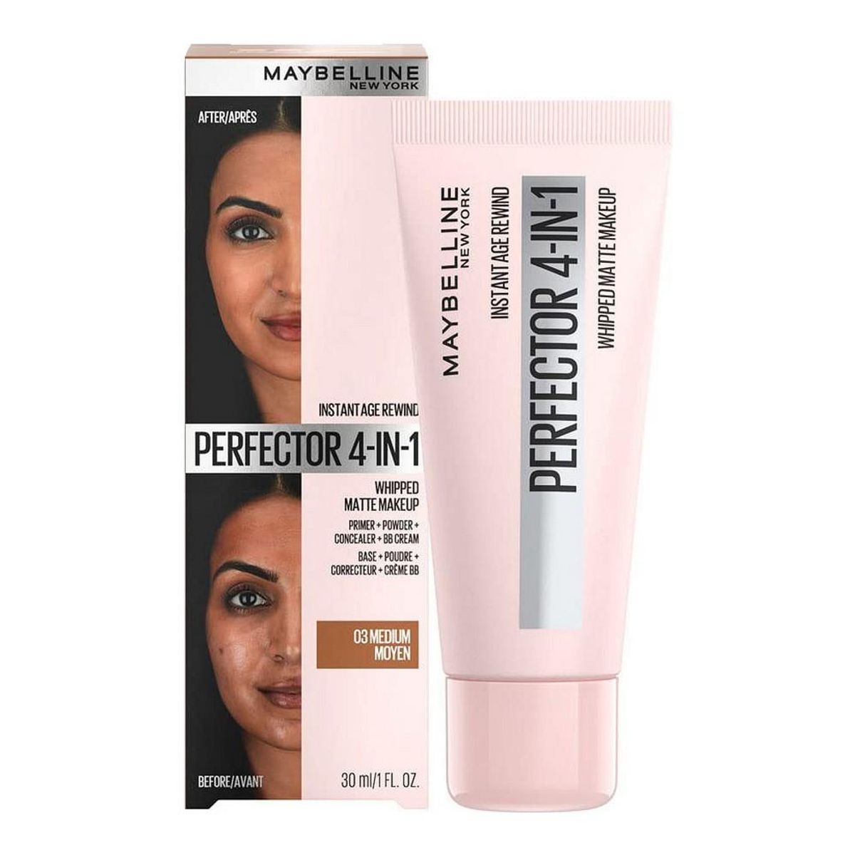 Dækcreme til Ansigtet Maybelline Instant Anti-Age Perfector Medium 4-i-1 (30 ml)