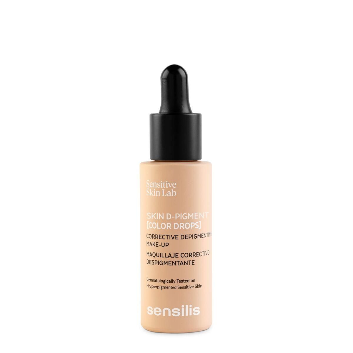 Dækcreme til Ansigtet Sensilis Skin D-Pigment Color Drops 30 ml sand