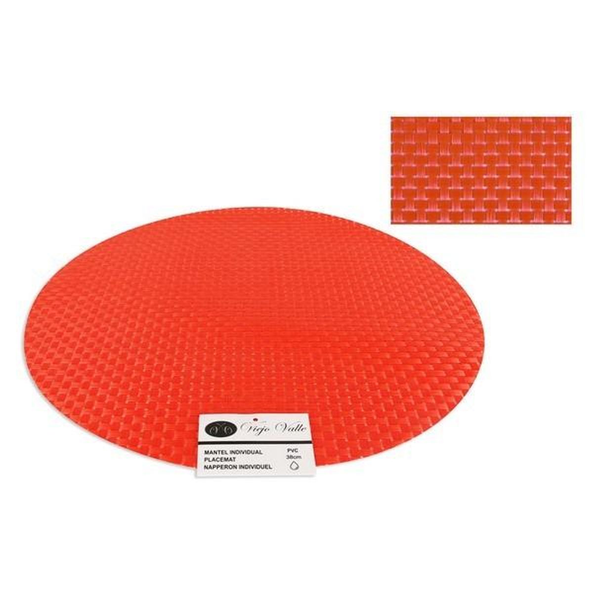 Dækkeserviet Viejo Valle PVC (38 cm) Orange