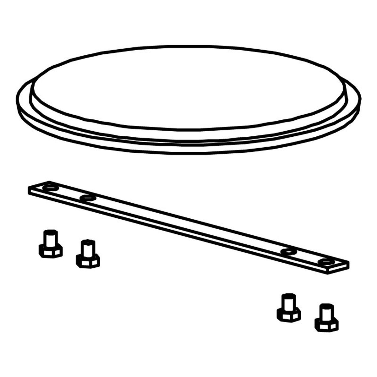 Dæksel Kit til topplade Morsø 6100/8100