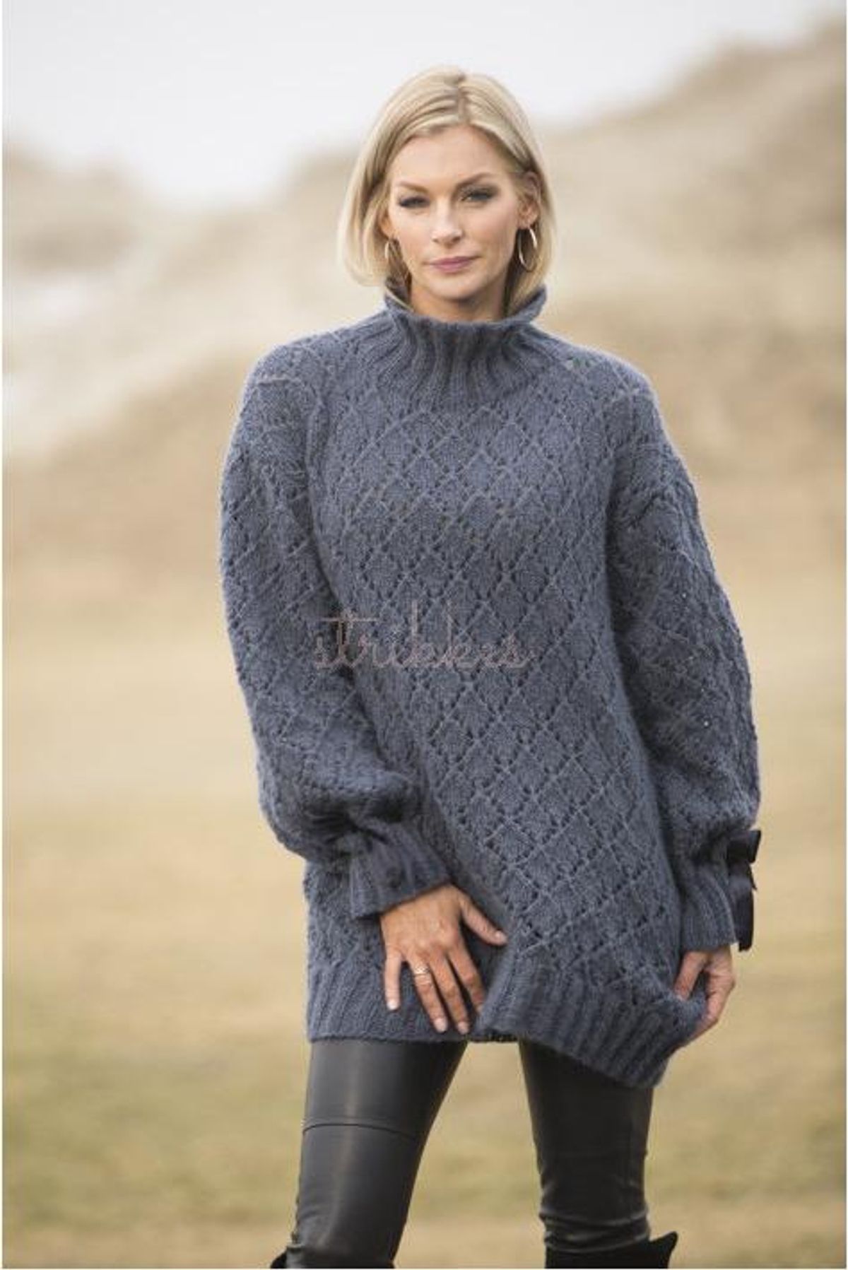 "Dønning" Genser - Viking Design 1807-6 Kit - XS-XL - Viking Alpaca Bris, fra Viking