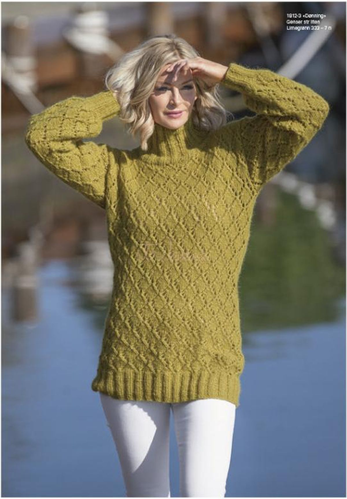 "Dønning" Genser - Viking Design 1812-3 Kit - XS-XL - Viking Alpaca Bris, fra Viking