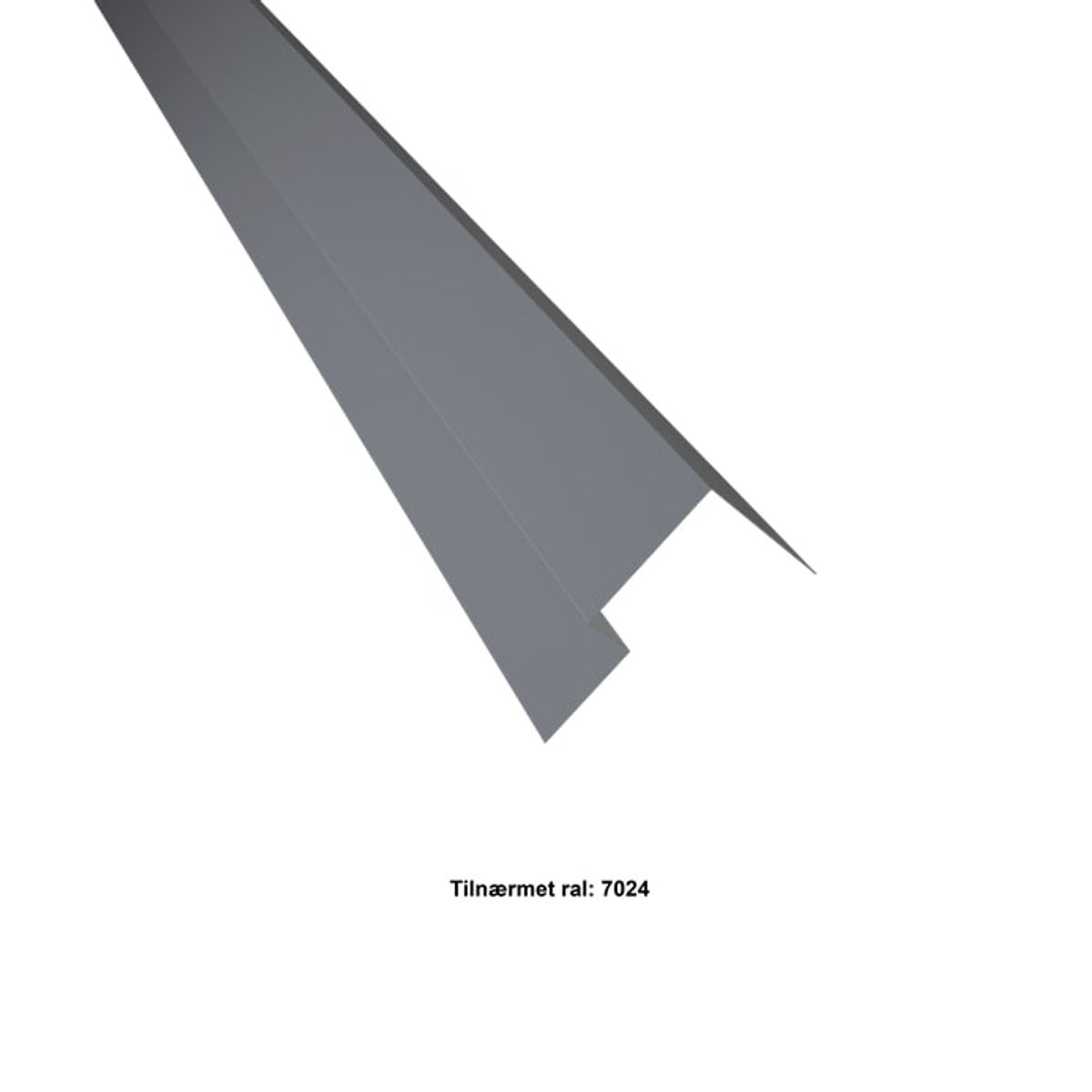 Dør-/Vinduesprofil 50-25-70-120x2500 mm. - Koksgrå - 40 års garanti (0,50)