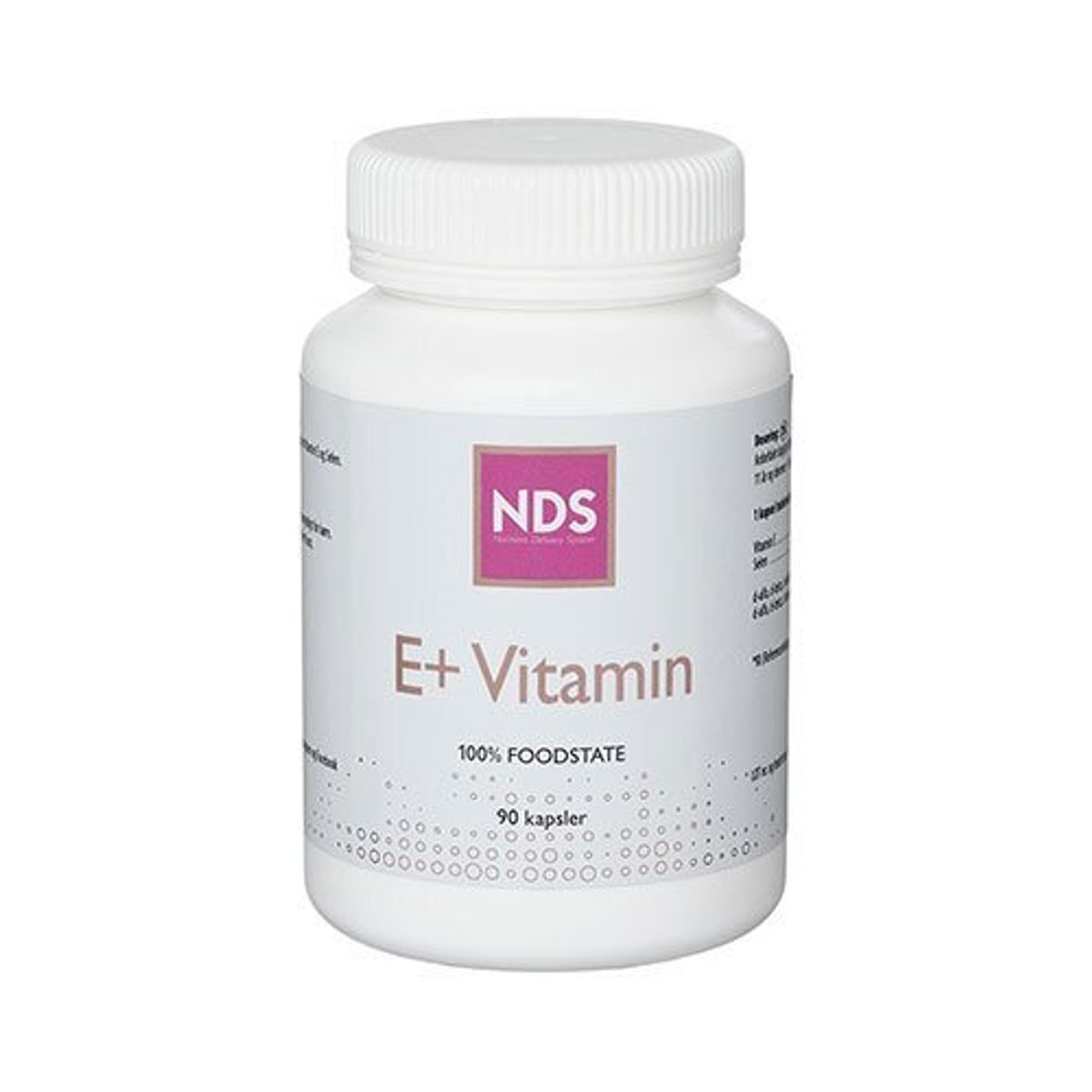 E+ E-vitamin - 90 tabletter