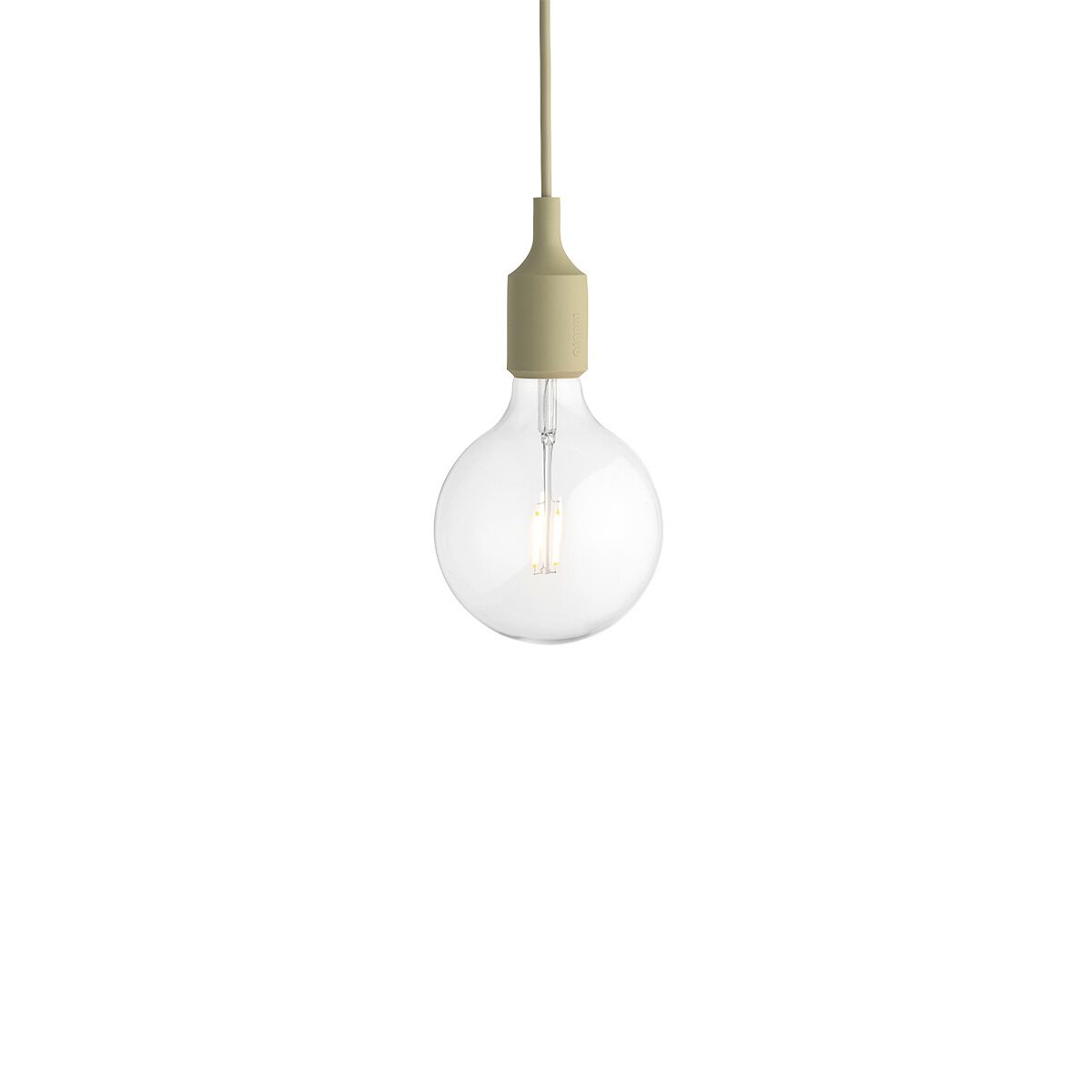 E27 Pendant Lamp fra Muuto (Beige Green)