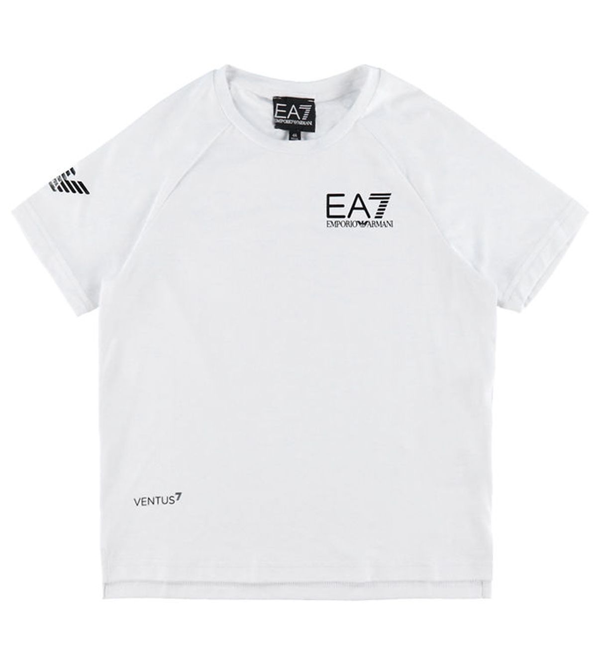 EA7 T-shirt - Hvid m. Sort