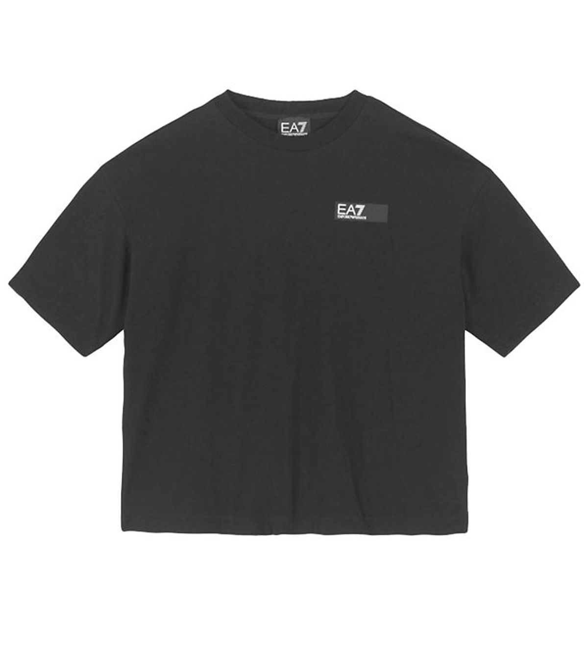 EA7 T-shirt - Sort m. Blå