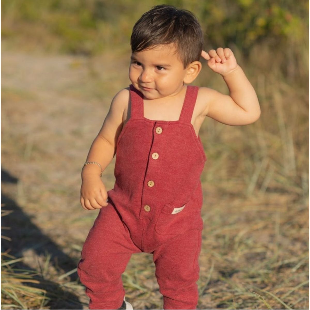 Eare Suspenders - Bordeaux / 12-18m - 86cm