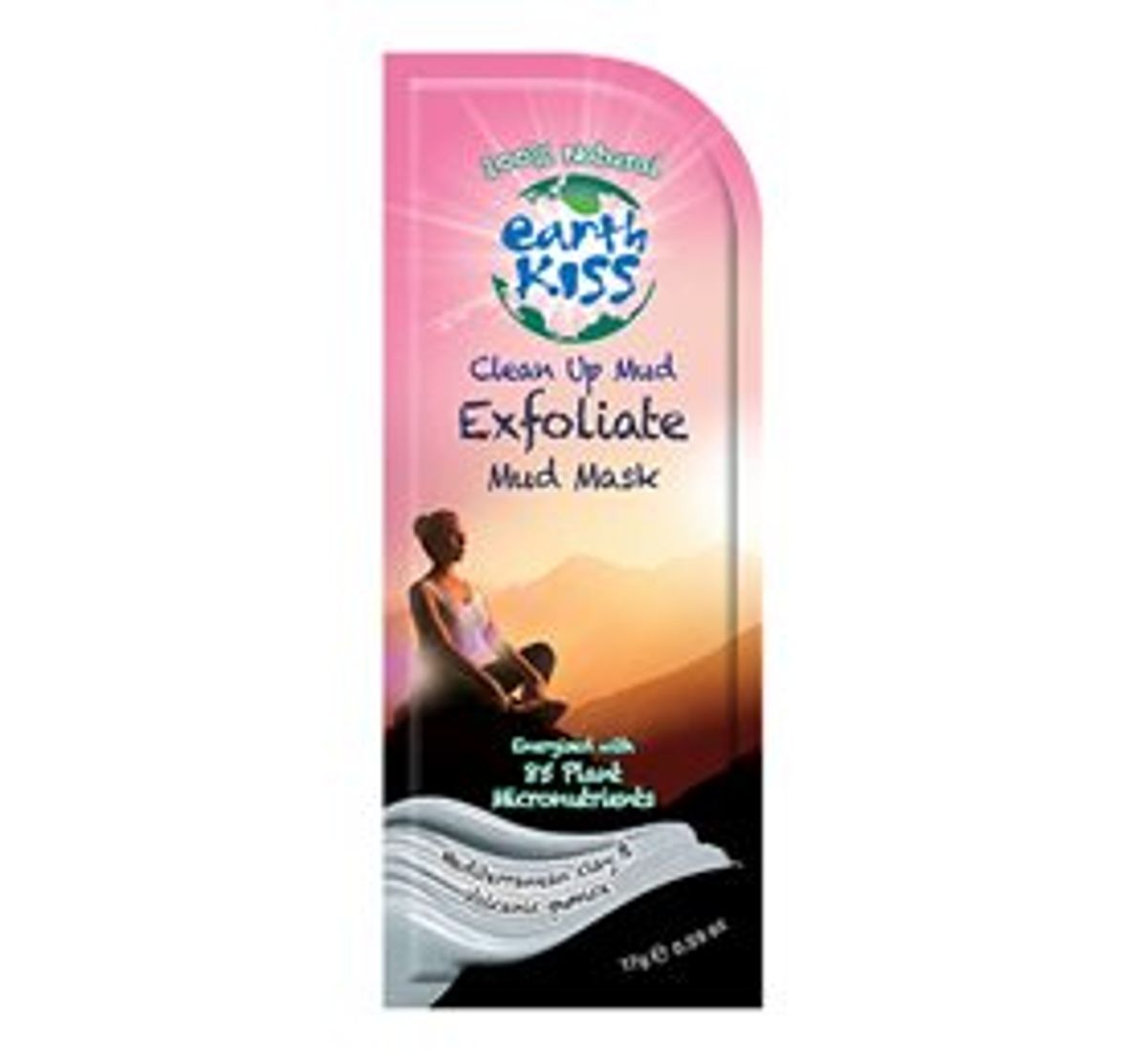 Earth Kiss Ansigtsmaske Clean Up Mud Mask &bull; 17g.