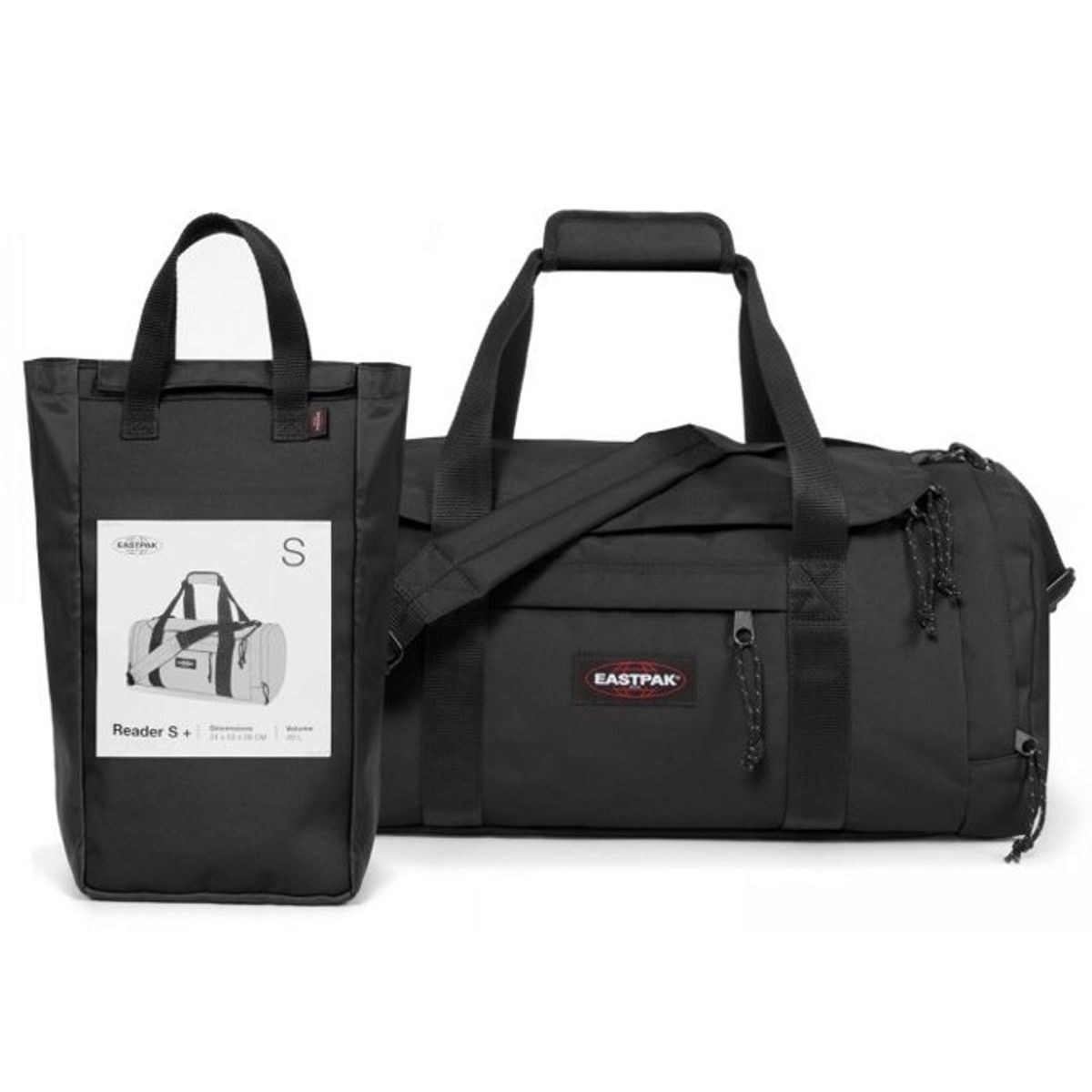 Eastpak Reader S+ duffeltaske 40L, sort - Duffel tasker