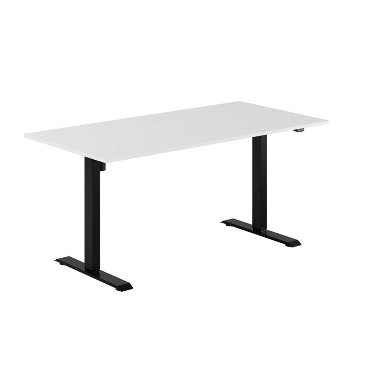 EASY Hæve/Sænkebord m/1 motor 160x80cm - Hvid-sort