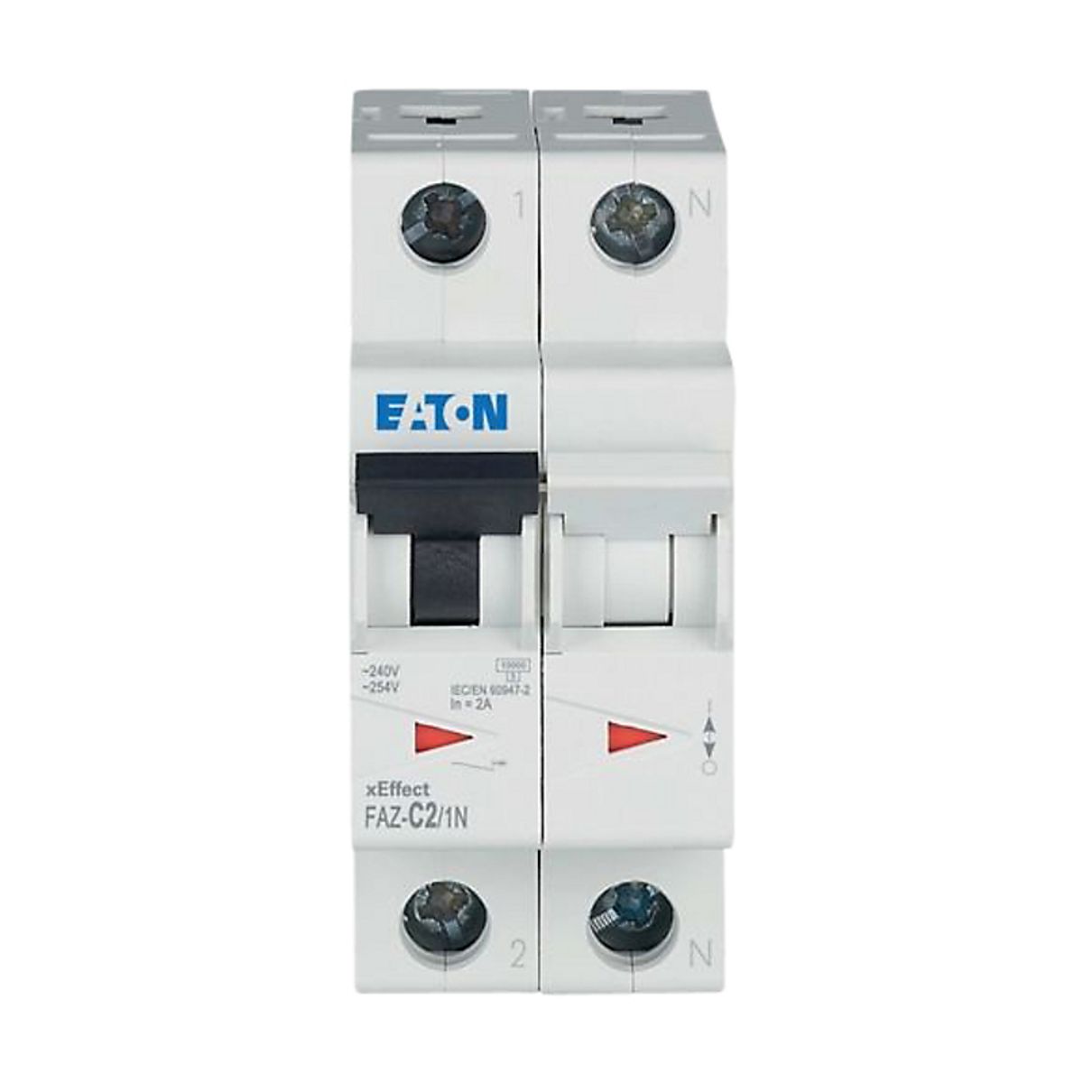 Eaton Automatsikring 2A 1n 15kA Faz-C2/1N