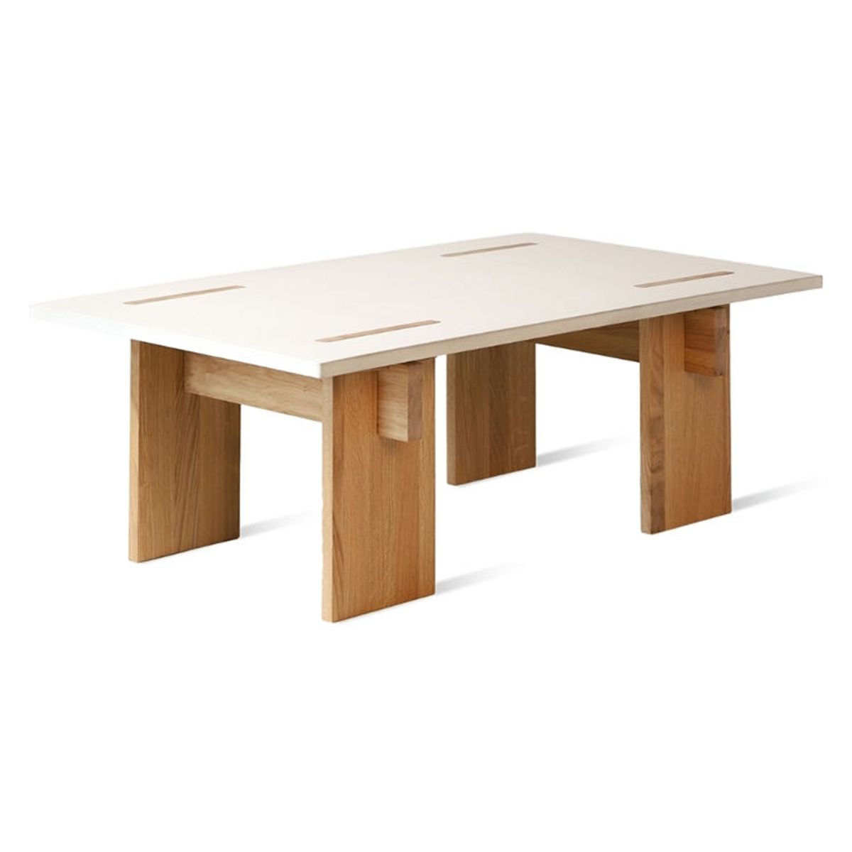 Eberhart Arnold Sofabord Light Concrete/Light Oak