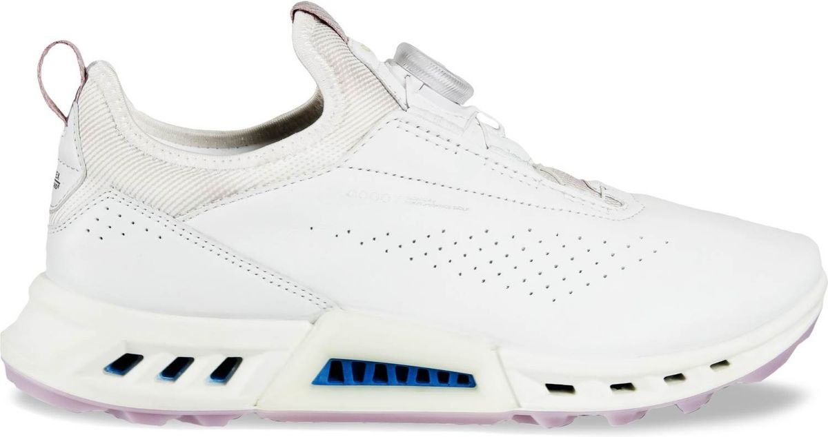 Ecco Biom C4 BOA Vandtætte Dame Golfsko Uden Spikes - White - Str. 37 Normal