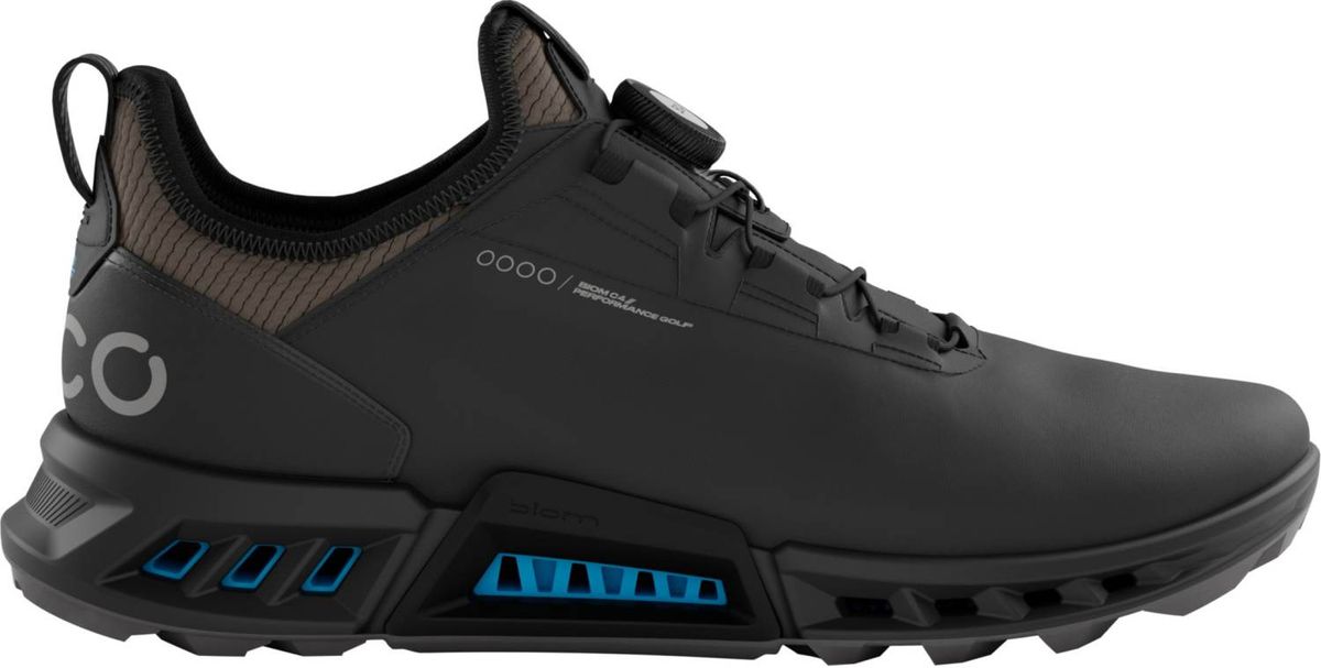 Ecco Biom C4 BOA Vandtætte Herre Golfsko Uden Spikes - Black - Str. 47 Normal