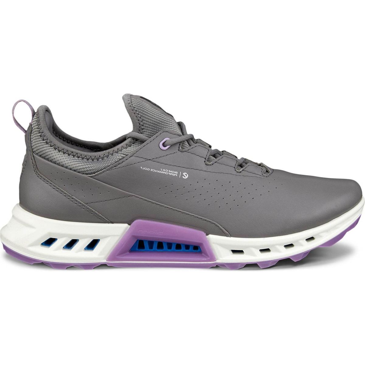 Ecco Biom C4 Vandtætte Dame Golfsko Uden Spikes - Steel/Lavender Mist - Str. 41 Normal