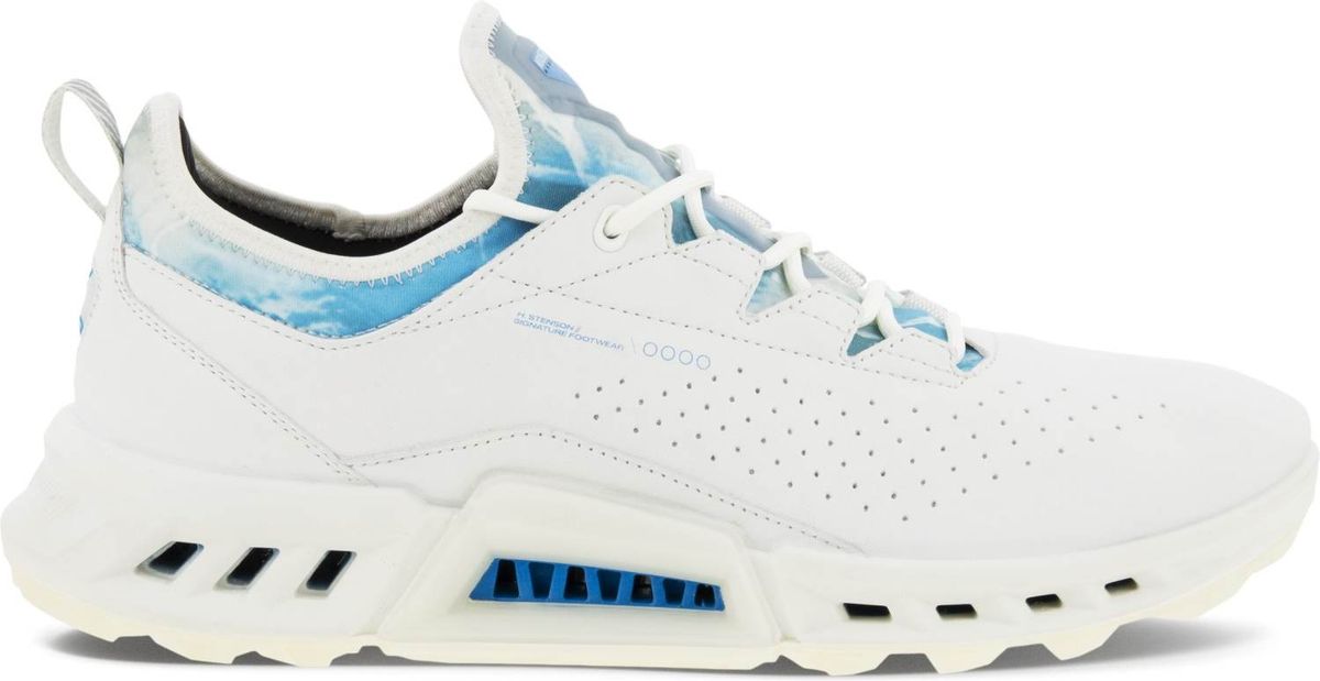 Ecco Biom C4 Vandtætte Herre Golfsko Uden Spikes - White - Str. 42 Normal