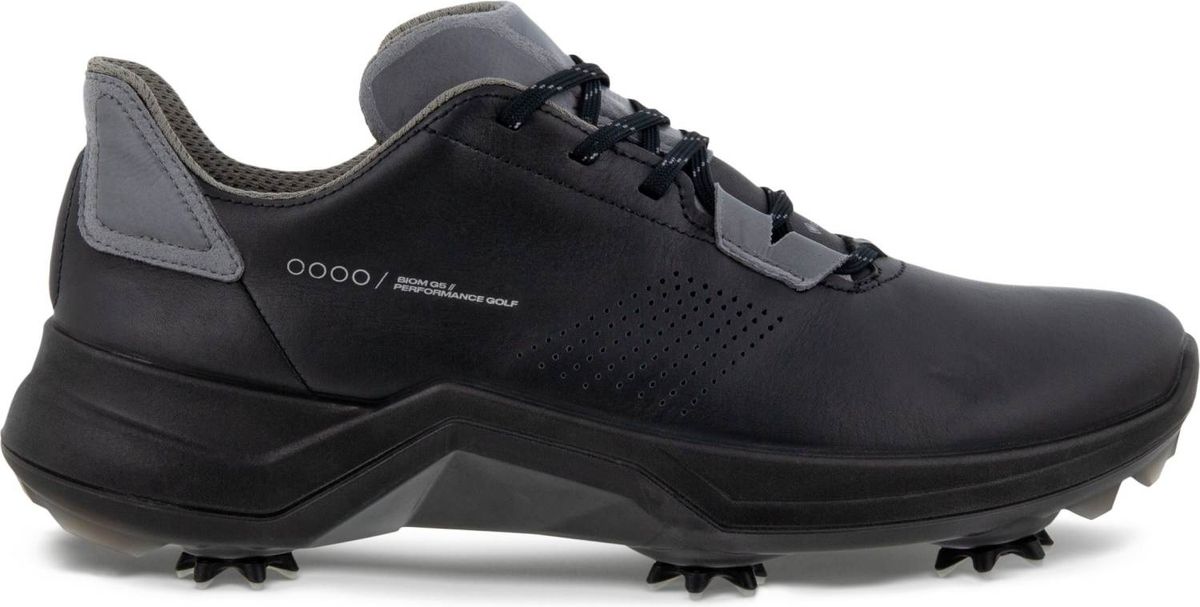 Ecco Biom G5 Vandtætte Herre Golfsko Med Spikes - Black/Steel - Str. 41 Normal