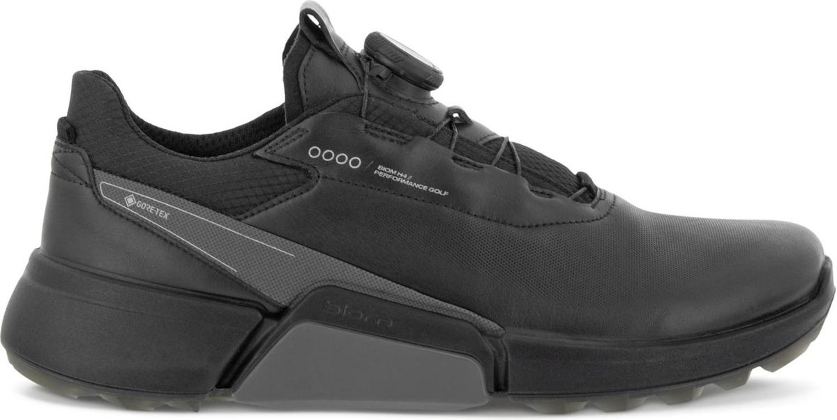 Ecco Biom Hybrid 4 (2023) BOA Vandtætte Dame Golfsko Uden Spikes - Black/Magnet/Black - Str. 42 Normal