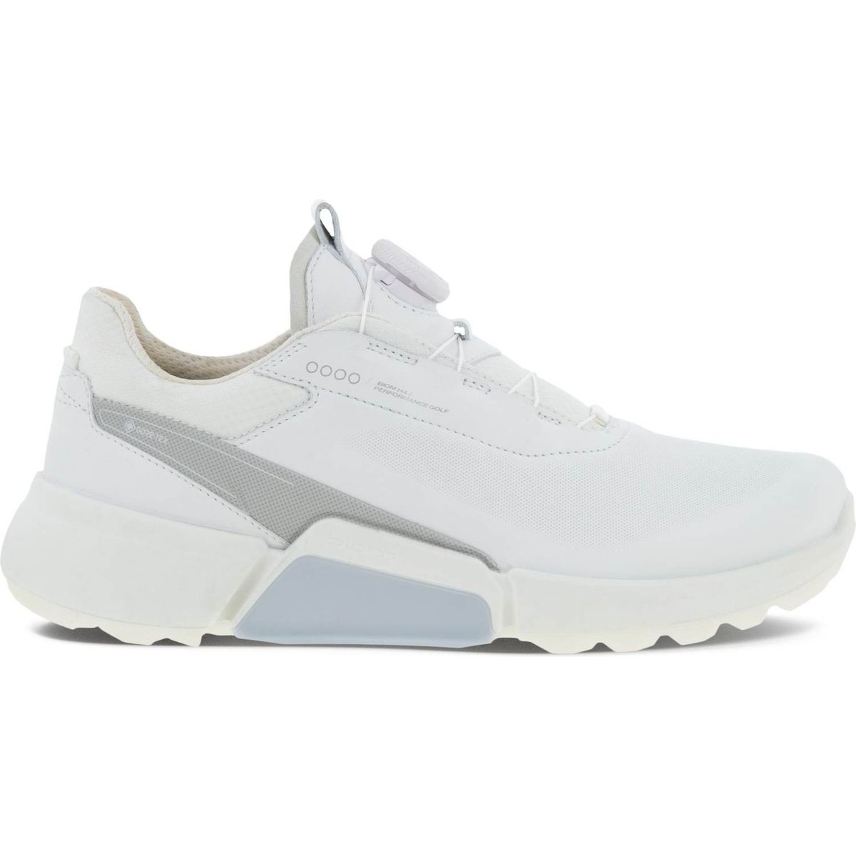 Ecco Biom Hybrid 4 (2023) BOA Vandtætte Dame Golfsko Uden Spikes - White/Concrete - Str. 36 Normal